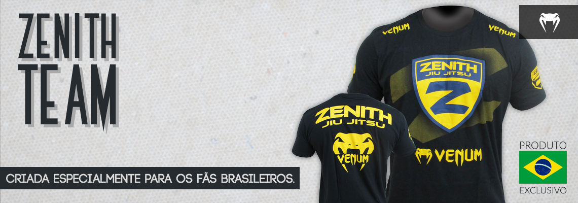 Rodrigo Cavaca comemora o lançamento da Camiseta Venum Zenith
