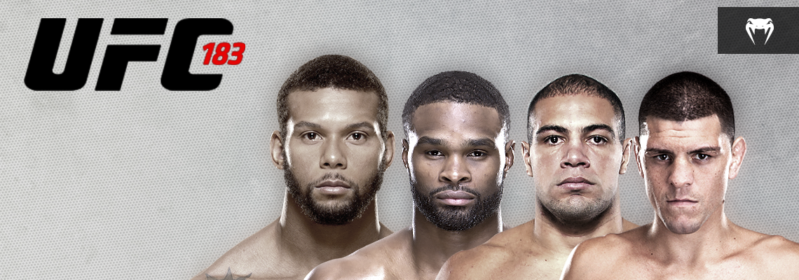 Team Venum em peso no UFC 183 em Las Vegas