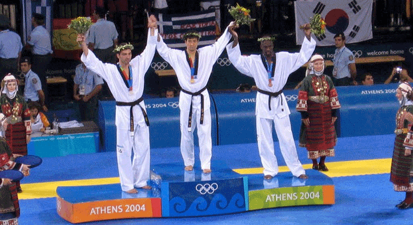taekwondo-nas-olimpiadas-podio