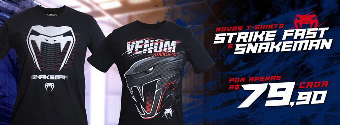 Chegaram as Novas T-Shirts Venum Brasil