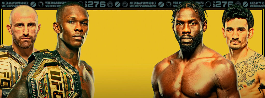 UFC 276: Disputas de cinturão finalizam semana mais importante do evento no ano