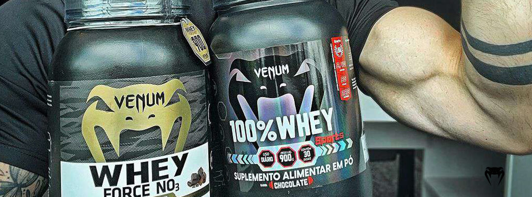 Escolha a Whey Protein Venum perfeita para seu treino