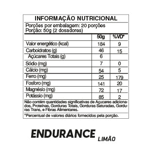 Endurance Limão 1kg Venum