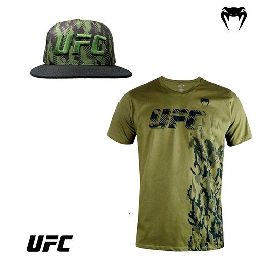 Combo Venum UFC Cap & Shirt Top