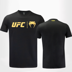 Camiseta UFC Venum Classic - Black/Gold