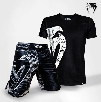 Combo Venum Giant Classic - Fightshort + T-shirt