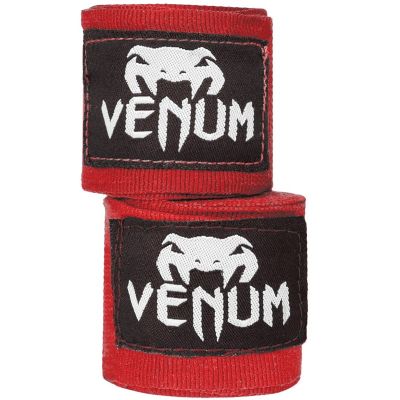 bandagem de boxe venum 4m vermelha