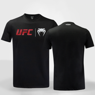 Camiseta UFC Venum Classic - Black/Red