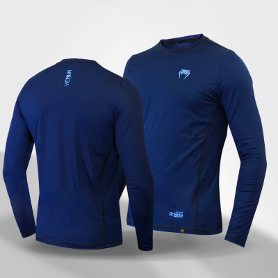 CAMISETA MANGA LONGA DRYGEAR VENUM BASIC NAVY