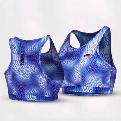 TOP FEMININO VENUM SNAKE SKIN BLUE