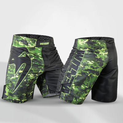 FIGHTSHORT VENUM GIANT TRAINING CAMO LOGO