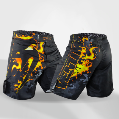 FIGHTSHORT VENUM GIANT TRAINING FIRE LOGO