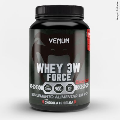 Whey 3w Force Venum Chocolate Belga - 900g