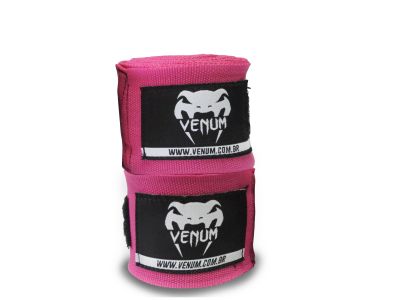 bandagem de boxe venum 4m rosa