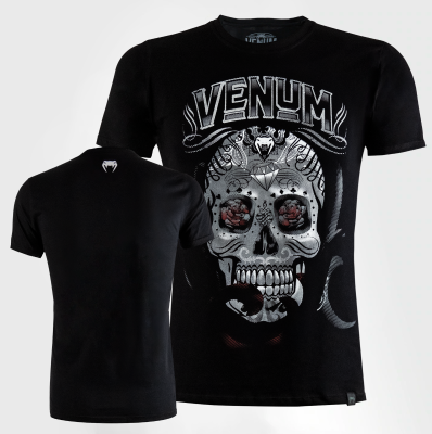 camiseta venum skull and roses