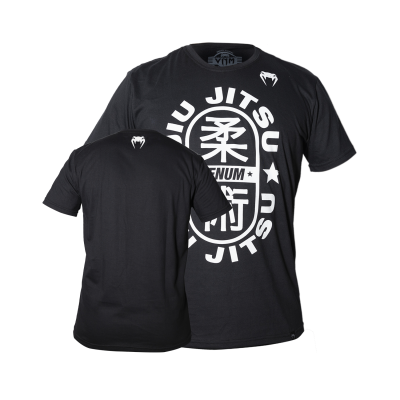 camiseta venum jiu jitsu star black