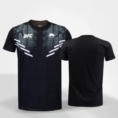 UFC Adrenaline by Venum Cotton Men’s Short-sleeve T-shirt - Black