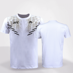 UFC Adrenaline by Venum Cotton Men’s Short-sleeve T-shirt - White